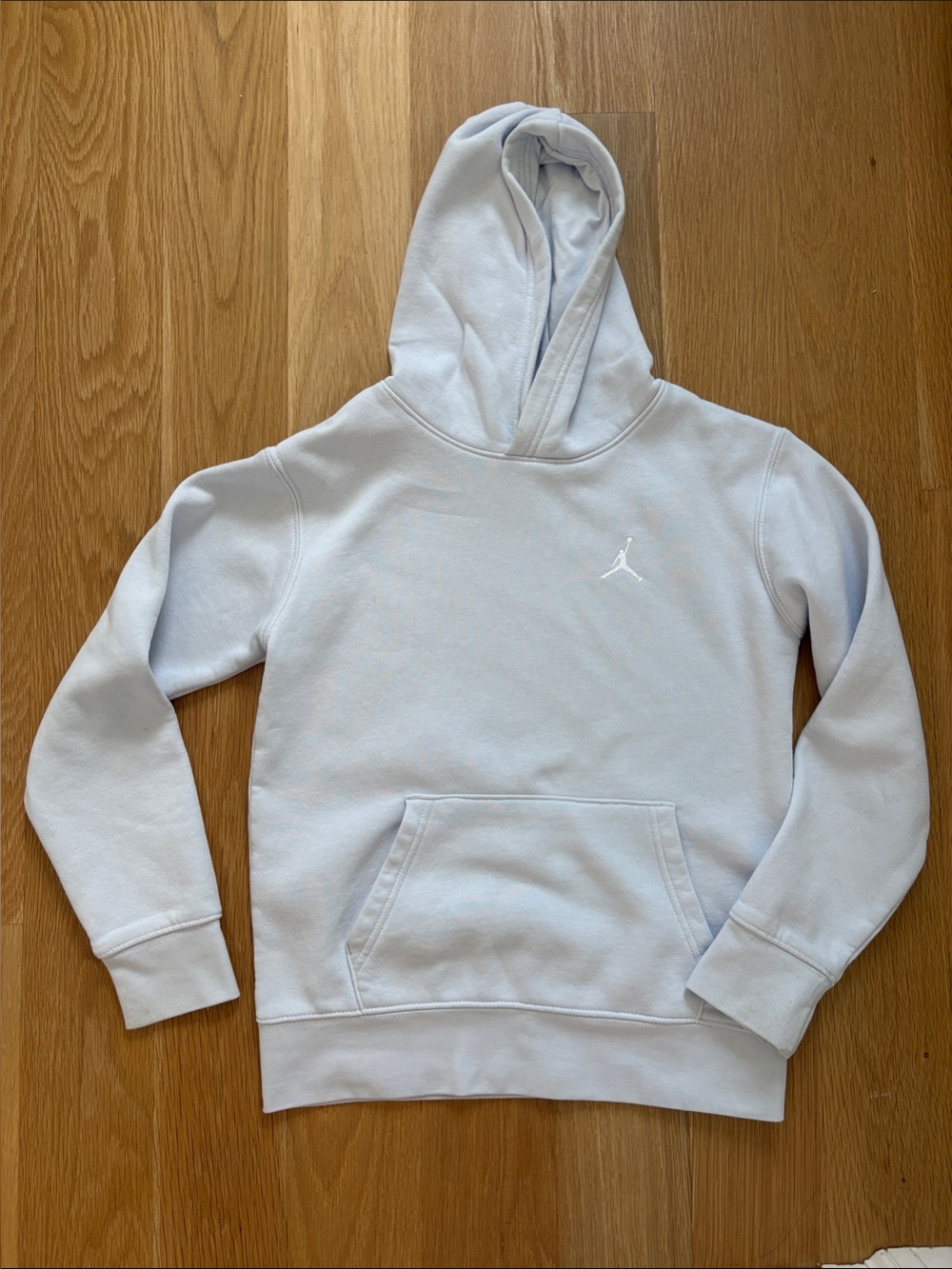 Jordan Light Blue/Ice Blue Hoodie with White Jumpman